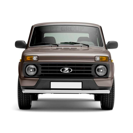 Защита переднего бампера одинарная d63мм (НПС) для L@DA 4x4 Urban (2015 г.в.) купить недорого с доставкой в Архангельск