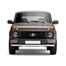 Защита переднего бампера одинарная d63мм (НПС) для L@DA 4x4 Urban (2015 г.в.) купить недорого с доставкой в Архангельск