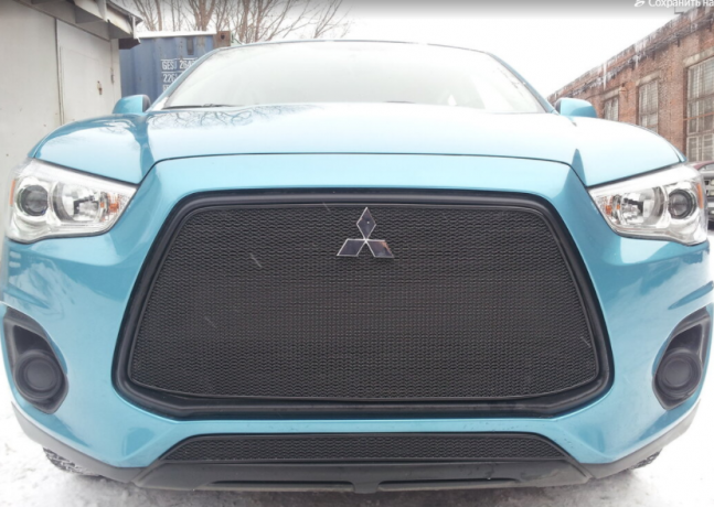 Защита радиатора "PREMIUM" Mitsubishi ASX (2012-2016) купить недорого с доставкой в Архангельск