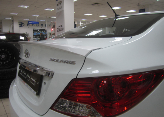 Лип-спойлер для Hyundai Solaris (2010-2016) купить недорого с доставкой в Архангельск