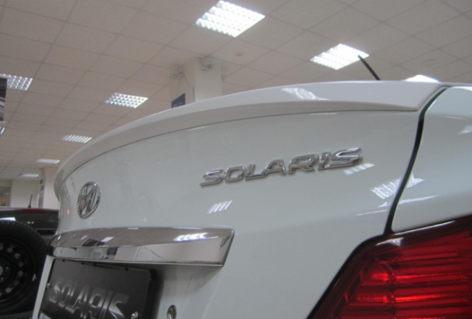 Лип-спойлер для Hyundai Solaris (2010-2016) купить недорого с доставкой в Архангельск