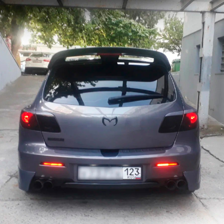 Накладки задних фонарей (4 части) для Mazda 3 хэтчбэк (2003-2009) купить недорого с доставкой в Архангельск