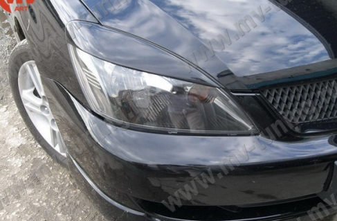 Накладки на фары (реснички) узкие var №1 для Mitsubishi Lancer IX (2003-2009) купить недорого с доставкой в Архангельск