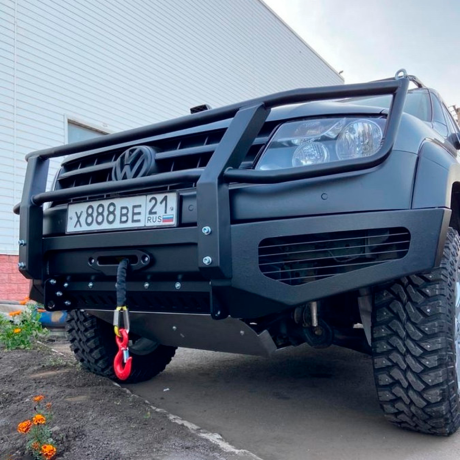 Защитные дуги для переднего бампера F-DESIGN для Volkswagen Amarok купить недорого с доставкой в Архангельск