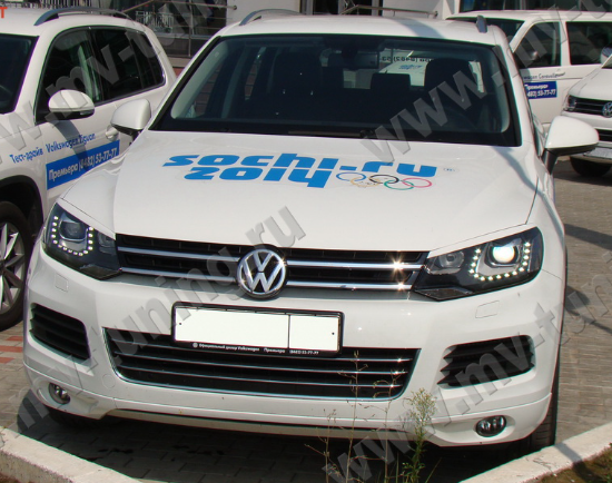 Накладки на фары (реснички) для Volkswagen Touareg (2nd generation) (2010-2015) купить недорого с доставкой в Архангельск