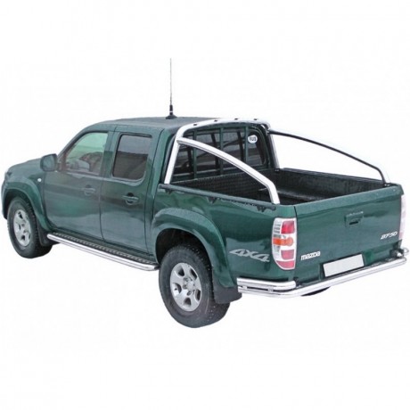 Защитная дуга багажника удлинённая (d63,5) для Mazda BT-50 picup (2006-2011)(Окрашенное) купить недорого с доставкой в Архангельск