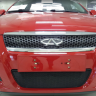 Защита радиатора "Standart" Chery M11 (2010-2016) чёрная купить недорого с доставкой в Архангельск