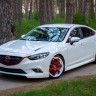 Накладки на пороги "SkyActivSport" для Mazda 6 (2013-н.в.) купить недорого с доставкой в Архангельск